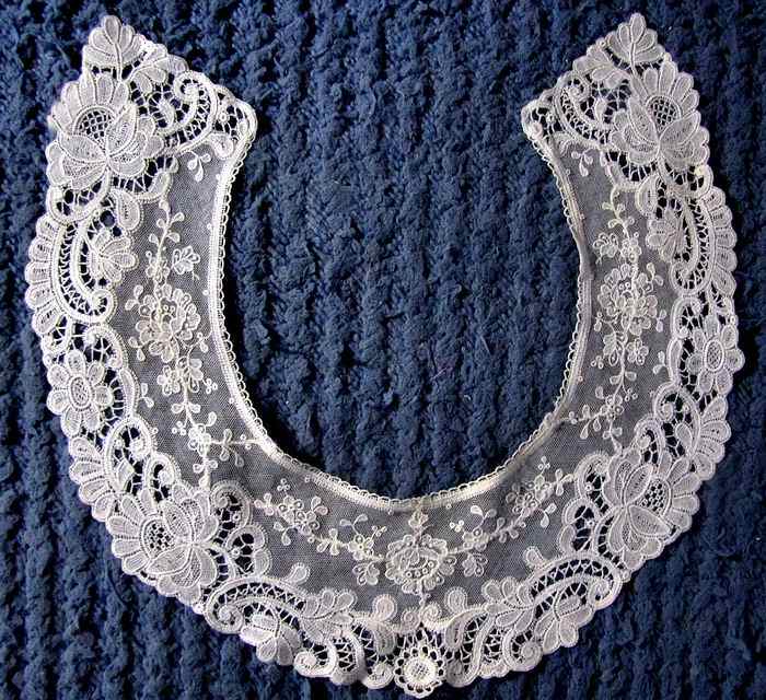 vintage antique Limerick lace collar