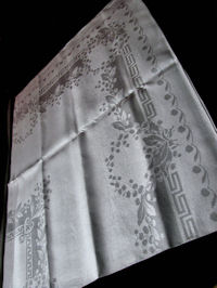 vintage Irish linen tablecloth