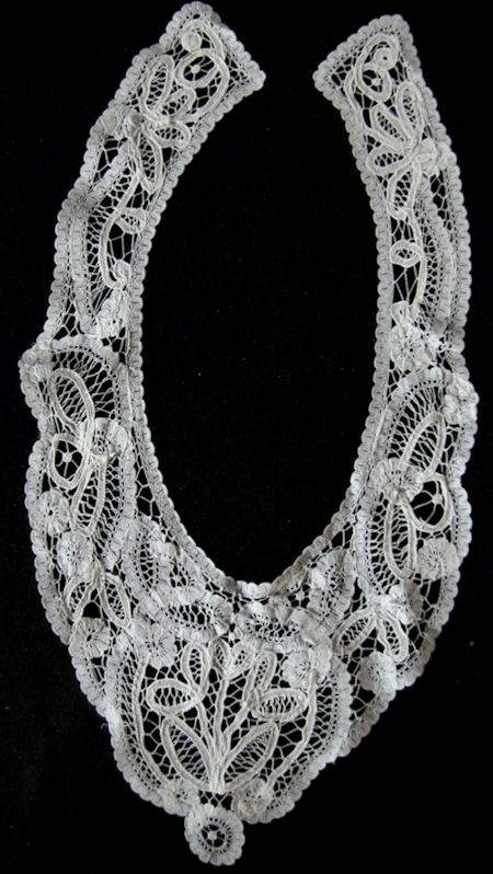 antique Brussels lace collar