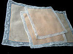 vintage antique handmade fladers lace table runners or dresser set