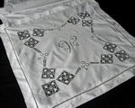 vintage pillow cover handmade lace