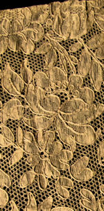 vintage Alencon lace trim with tags