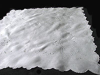 vintage antique handmade tablecloth