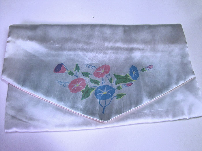 vintage antique lingerie folder bag