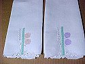 vintage pair linen towels