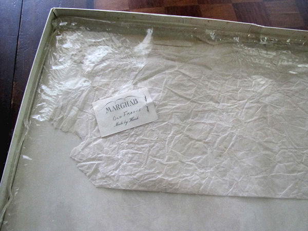 original Marghab paper label