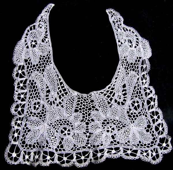 vintage handmade lace collar