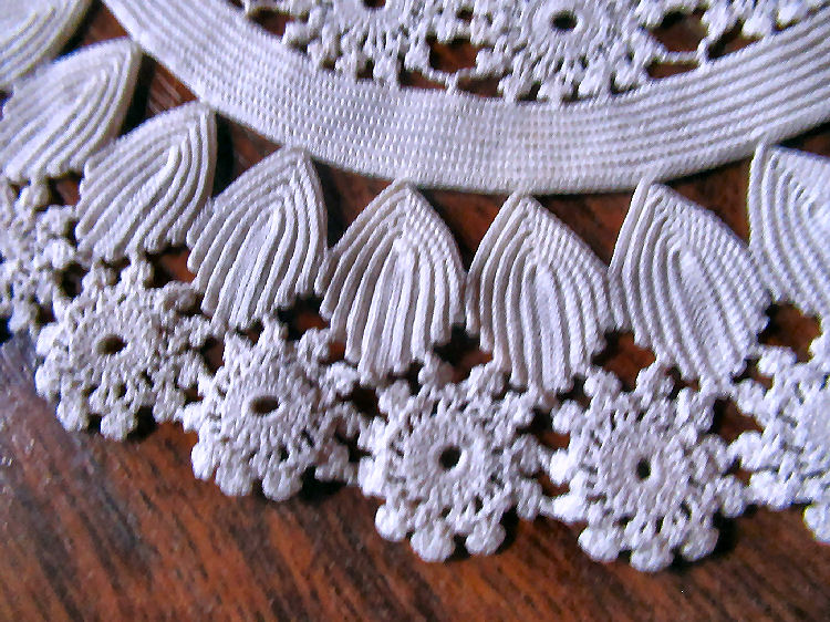 vintage  antique handmade Irish lace doily