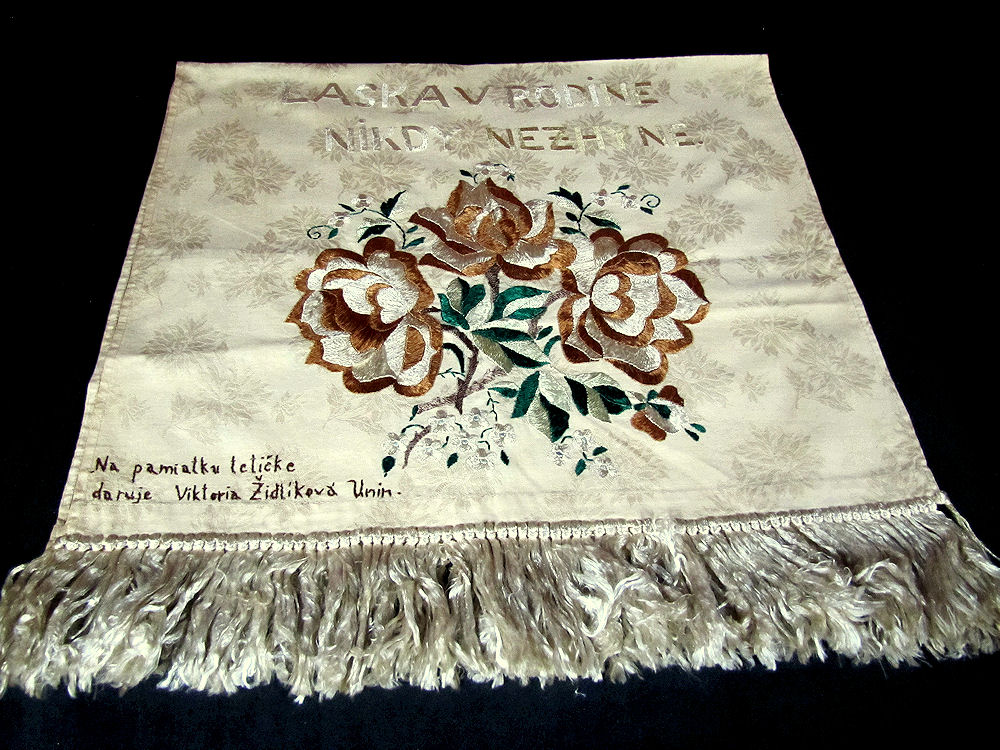 vintage antique towel handmade