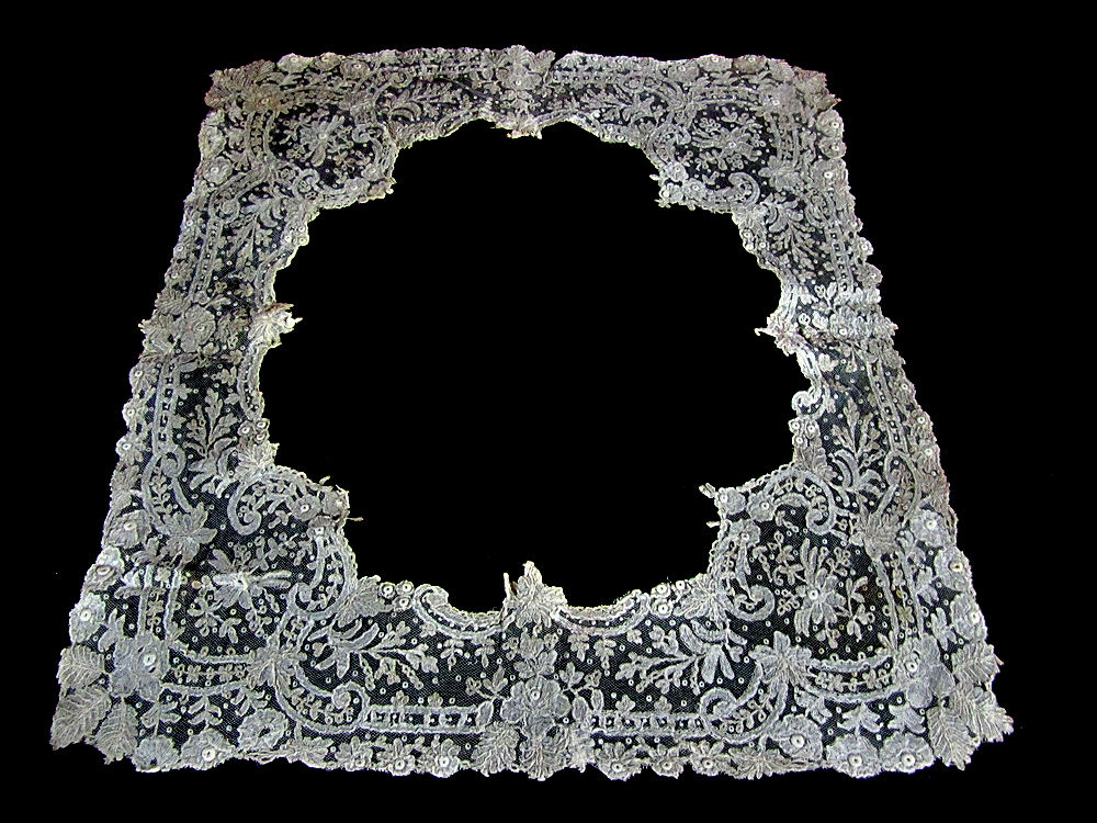 vintage antique lace border for wedding hankie