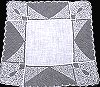 vintage wedding hanky