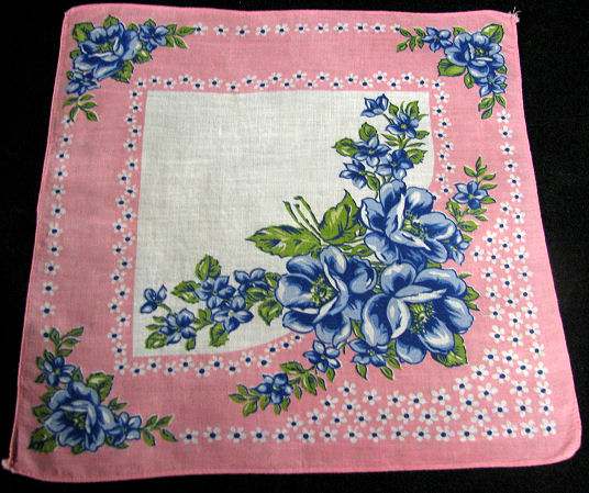 floral print hanky