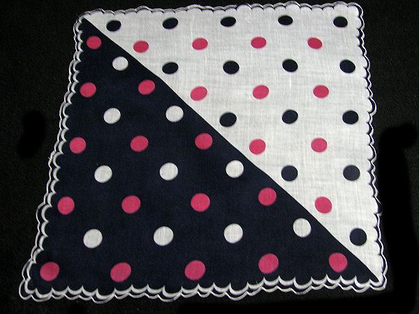 polka dot hanky