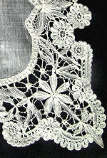 vintage antique wedding brides hanky handmade lace