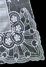vintage antique wedding brides hanky limerick lace