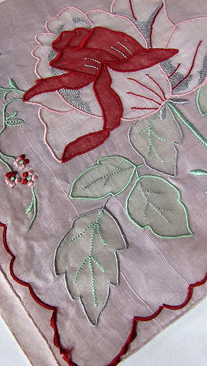 vintage antique embroidered marghab hanky