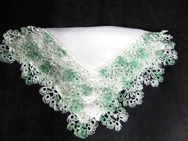 vintage antique irish linen handmade lace hanky