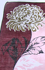 vintage chrysanthlemums floral print hanky