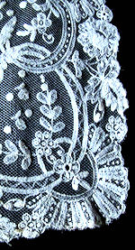 vintage antique wedding point de venise lace