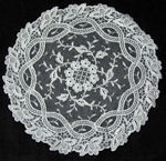 vintage antique Limerick lace doily