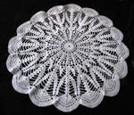 vintage antique handmade crochet lace doily