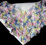 vintage irish linen hanky crochet lace