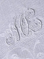 vintage monogrammed towel 2