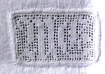 filet crochet monogram