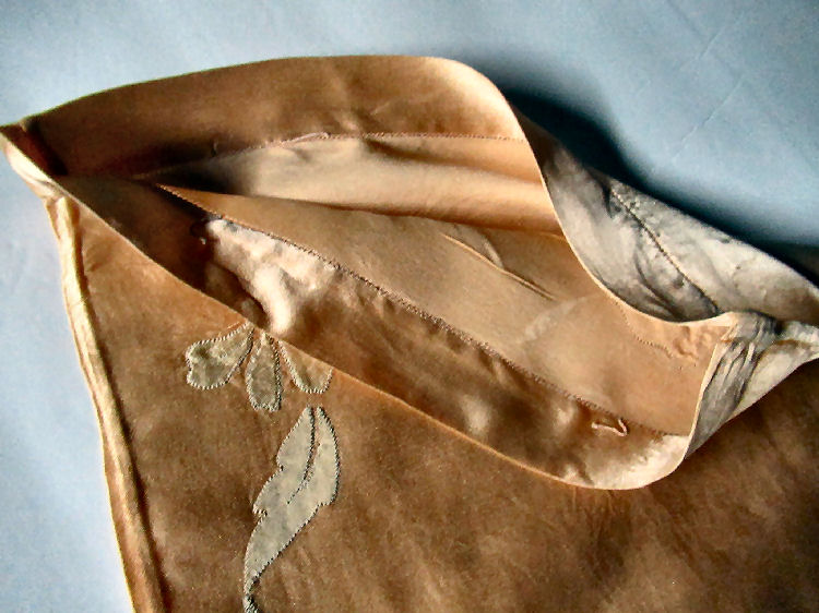 vintage  antique handmade lingerie bag