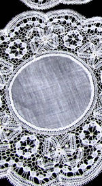 antique cocktail napkins handmade lace