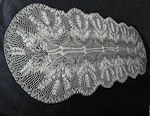 vintage table runner dresser scarf handmade lace